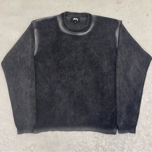 Stussy Charcoal Crewneck Sweater